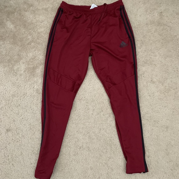 red adidas soccer pants